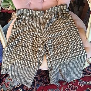 Max Studio Black and White Wide Leg Pants